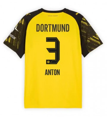 Lacne Muži Futbalové dres Borussia Dortmund Waldemar Anton #3 2025-26 Krátky Rukáv - Domáci